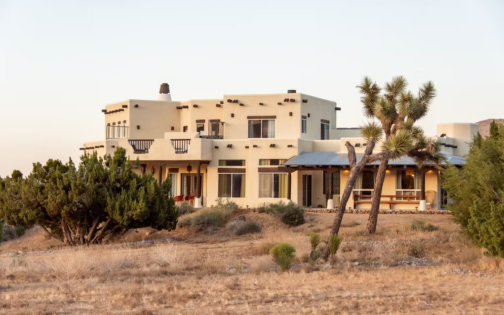 The retreat house in Joshua Tree